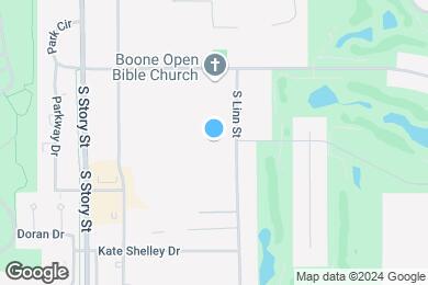 Map image of the property - Boone Park Apartments