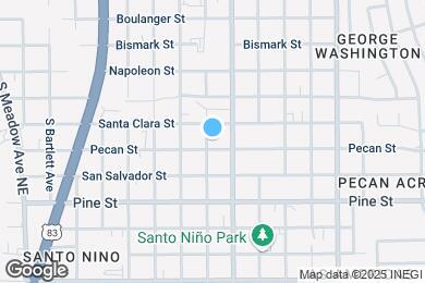 Map image of the property - 2802 Pecan St