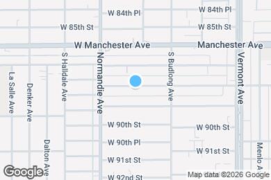 Map image of the property - 1262 W 88th St