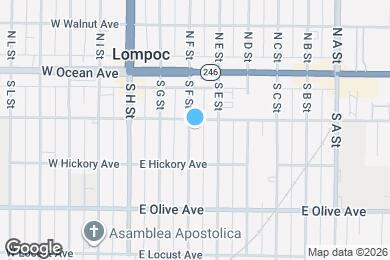 Map image of the property - 206 S F St