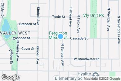 Map image of the property - 119 Sanders Ave