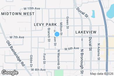 Map image of the property - 513 W 7th Ave