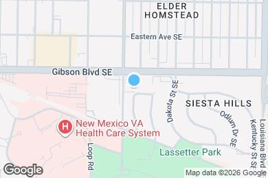 Map image of the property - 1326 San Pedro Dr SE