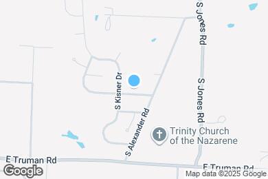 Map image of the property - 19612 E 9th St S