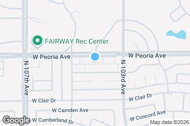 Map image of the property - 10363 W Peoria Ave