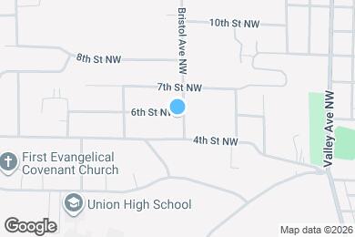 Map image of the property - 719 Bristol Ave NW