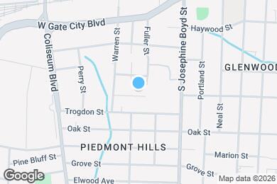 Map image of the property - 1706 Hertford St