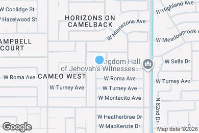 Map image of the property - 4431 N 85th Ave