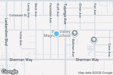 Map image of the property - 7331 1/2 Kraft Ave