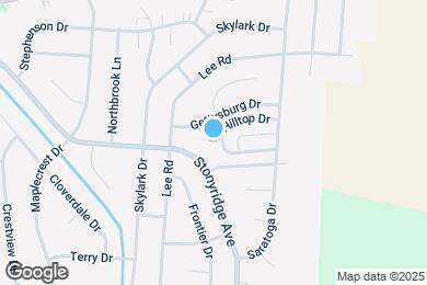 Map image of the property - 1240 Hilltop Cir