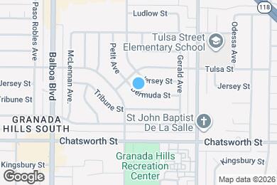 Map image of the property - 16747 Bermuda St