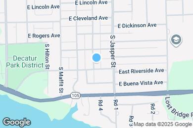 Map image of the property - 1278 S Illinois St