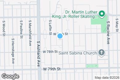 Map image of the property - 7718 S Bishop St