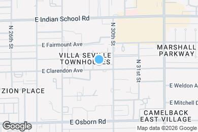 Map image of the property - 2936 E Clarendon Ave