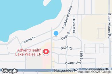 Map image of the property - 1106 S Lakeshore Blvd