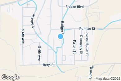 Map image of the property - 822 Badger Ln