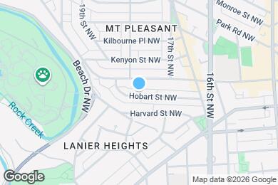 Map image of the property - 1729 Hobart St NW