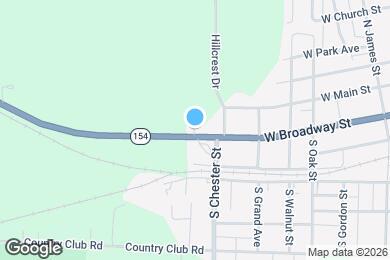 Map image of the property - 715 W Broadway St