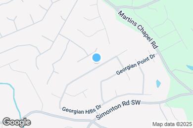 Map image of the property - 890 Georgian Hills Dr
