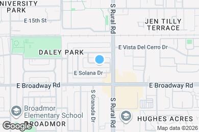 Map image of the property - 735 E Granada Dr