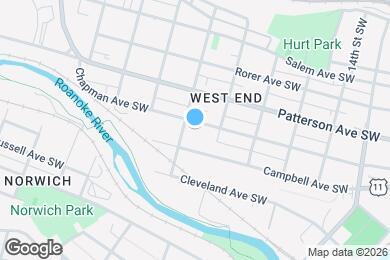 Map image of the property - 1722 Chapman Ave SW