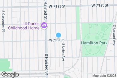 Map image of the property - 7257 S Emerald Ave