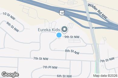 Map image of the property - 3690 NW 9th St