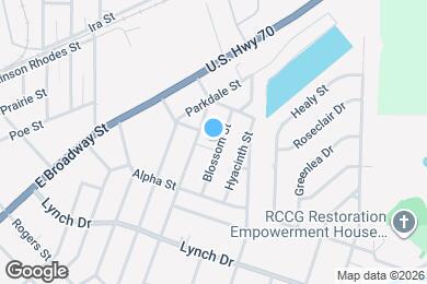 Map image of the property - 803 Blossom St