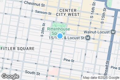 Map image of the property - 1806-18 Rittenhouse Square