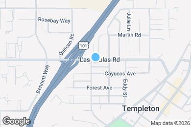 Map image of the property - 685 Las Tablas Rd