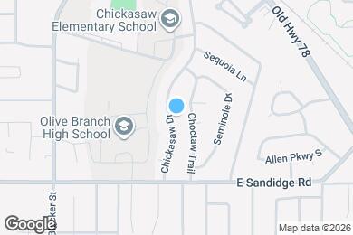 Map image of the property - 6170 Chickasaw Dr