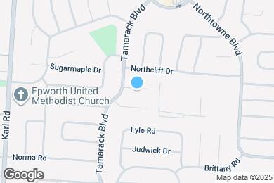 Map image of the property - 1853 Tamarack Ct N