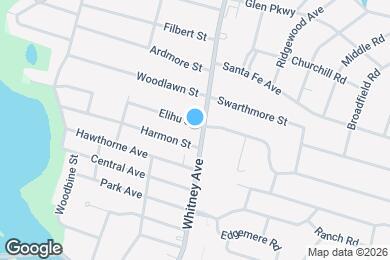 Map image of the property - 1698 Whitney Ave