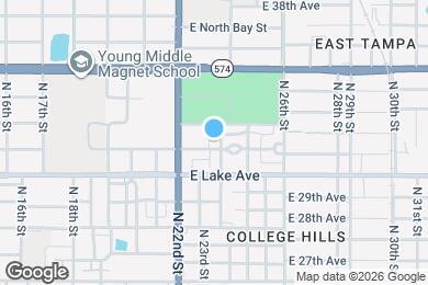 Map image of the property - 3804 N 24th St