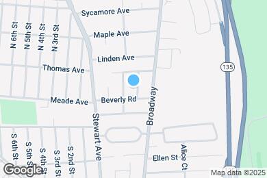 Map image of the property - 6 East Ct
