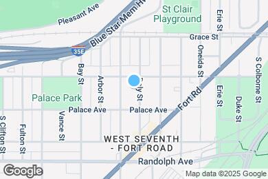 Map image of the property - 373 Daly St