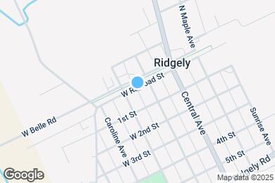 Map image of the property - 110 W Railroad Ave