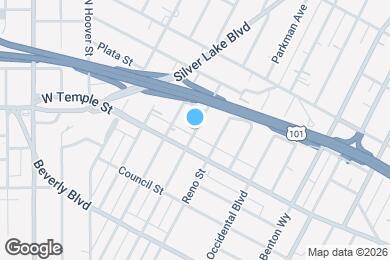 Map image of the property - 323 N Vendome St