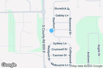 Map image of the property - 1690 Stanford Dr
