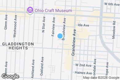 Map image of the property - 1397 Broadview Ave