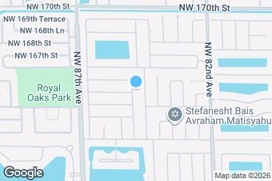 Map image of the property - 16501 NW 84th Ct