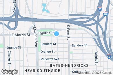 Map image of the property - 373 E Morris St