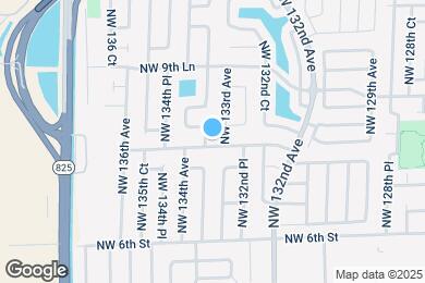 Map image of the property - 803 NW 133rd Ct