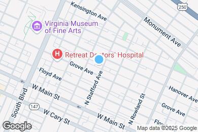 Map image of the property - 210 N Stafford Ave