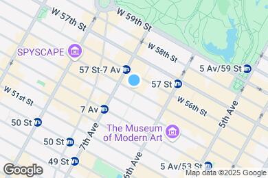 Map image of the property - 145 W 55th St