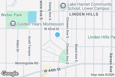 Map image of the property - 4224 Drew Ave S