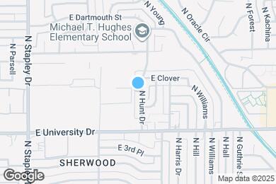 Map image of the property - 506 N Hunt Dr