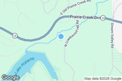 Map image of the property - 1400 Prairie Creek Dr