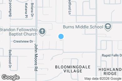 Map image of the property - 2703 Brandon View Dr