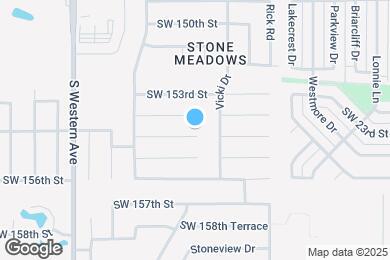 Map image of the property - 605 SW 155th Pl